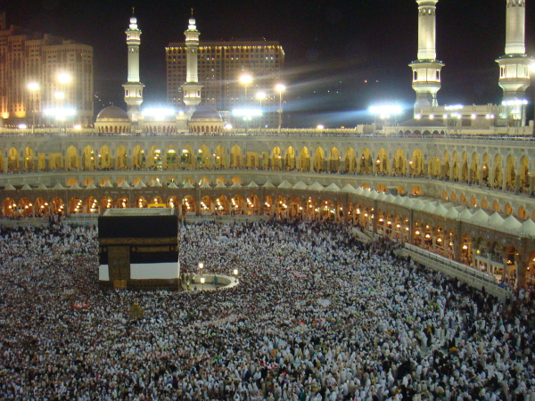 La Kaaba (الكَعْبة), lieu de le plus sacré de l'islam