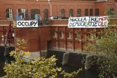 Pour celui qui voulaient aller aux toilettes chez EDF le 15 octobre, pas de bol... c'était occupé !