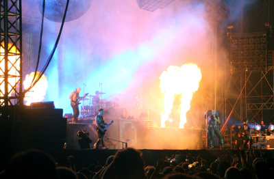 Rammstein au Festival des Vieilles Charrues, 18 juillet 2013