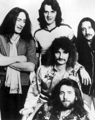 Le groupe Uriah Heep en 1977