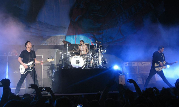 Blink-182 au Valley View Casino Center à San Diego, California le 11 décembre 2011