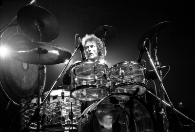 Ginger Baker, le 21 mars 1980 à Zemun, Yougoslavie (maintenant Serbie)