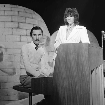 The Sparks, au AVRO's TopPop (show de la télévision allemande) en 1974