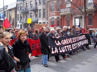 Manifestation du 14 avril 2012 à Montréal