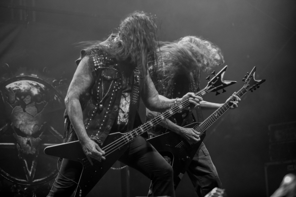 Le groupe de thrash metal allemand Destruction au Metal Frenzy de Gardelegen (Allemagne)