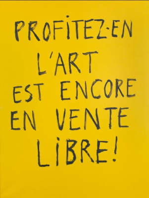 ARNAUD LABELLE-ROJOUX, 2005 acrylique sur papier, 80 x 60 cm.