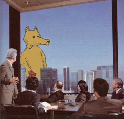 Quasimoto pimpin up the financial districts
