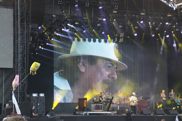 Carlos Santana, festival des Vieilles Charrues 2013