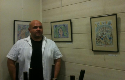 Alberto, du Zazou bar, se souvient encore avec une émotion palpable, le vernissage de Jacques Borzycki... un grand sensible !
