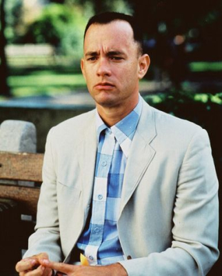 Forrest Gump joué par Tom Hanks
