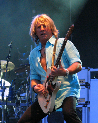 Rick Parfitt et sa "Caster"