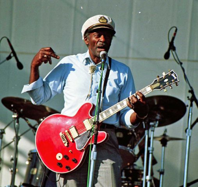 Chuck Berry at the Long Beach Blues Festival, septembre 1997